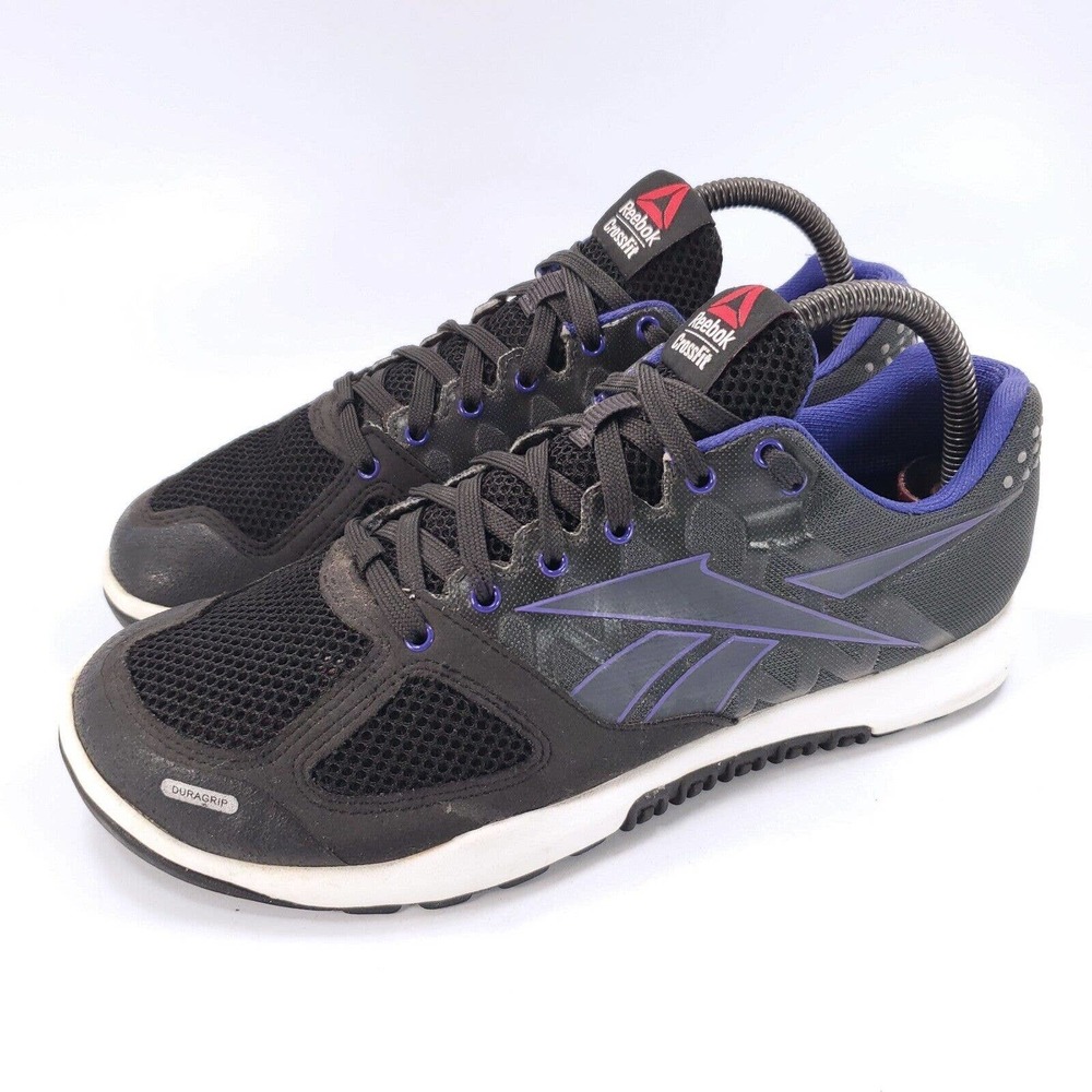 Reebok Crossfit Nano 2.0 Athletic Running Shoe Womens Size 8.5 M44641 Black Blue